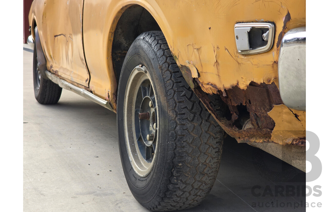 Circa 1974 Datsun 180b SSS KP610 2d Hardtop Orange 1.8L