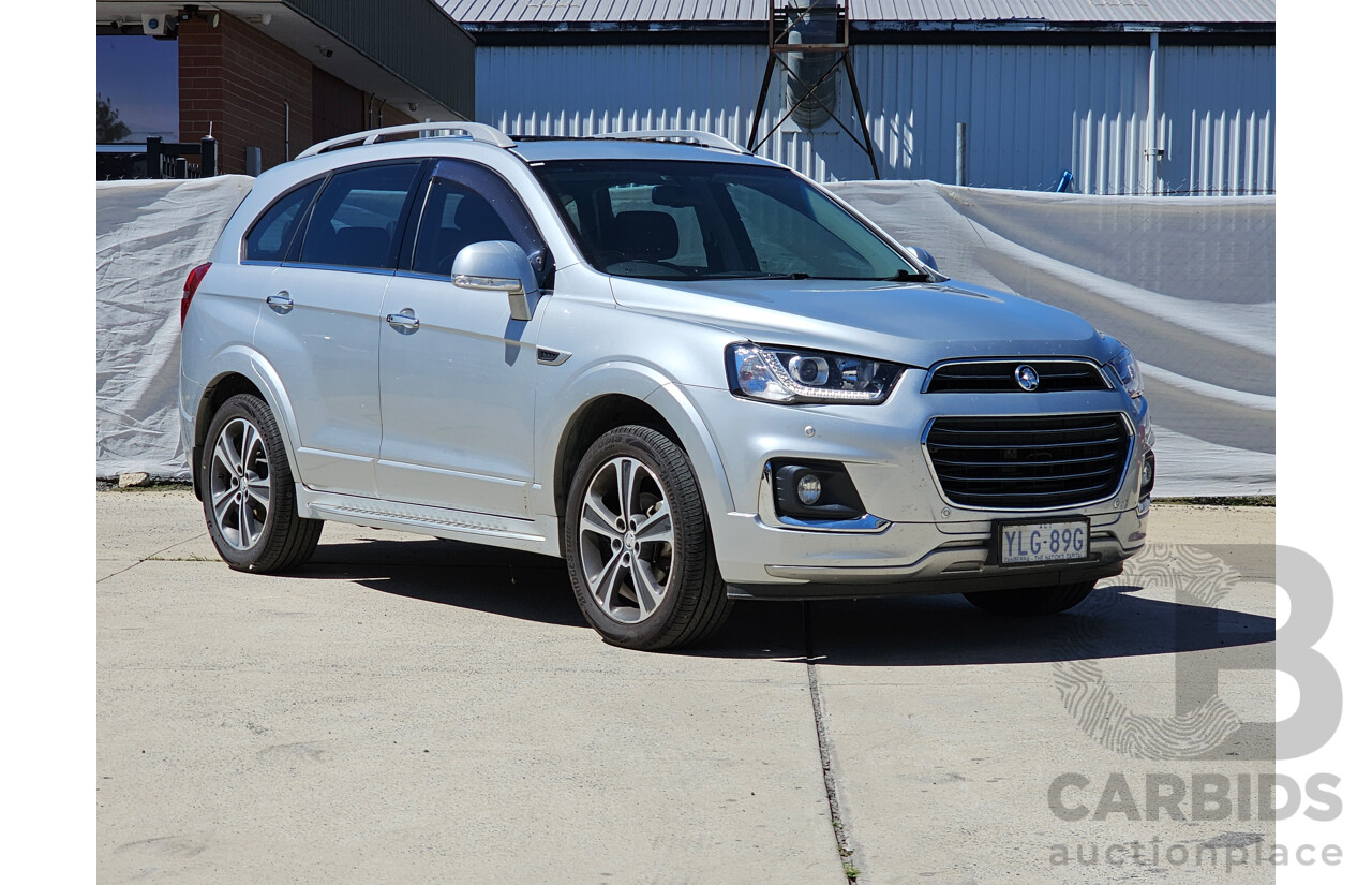7/2016 Holden Captiva 7 LTZ (AWD) CG MY16 4d Wagon Silver Turbo Diesel 2.2L - 7 Seats