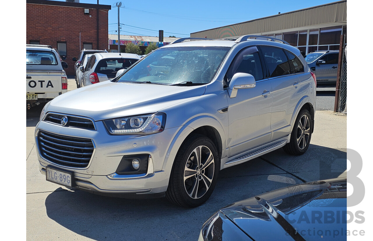 7/2016 Holden Captiva 7 LTZ (AWD) CG MY16 4d Wagon Silver Turbo Diesel 2.2L - 7 Seats