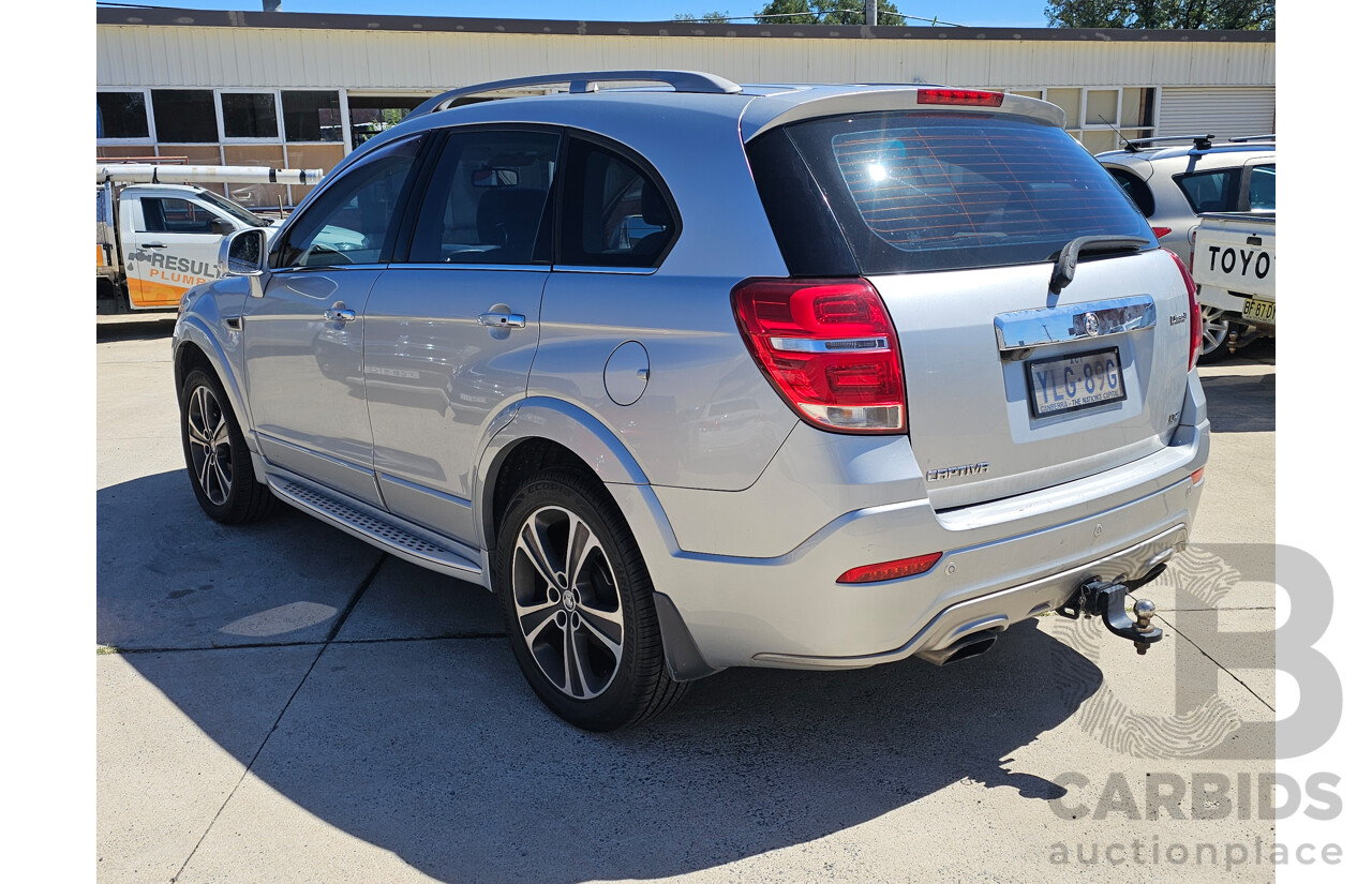 7/2016 Holden Captiva 7 LTZ (AWD) CG MY16 4d Wagon Silver Turbo Diesel 2.2L - 7 Seats