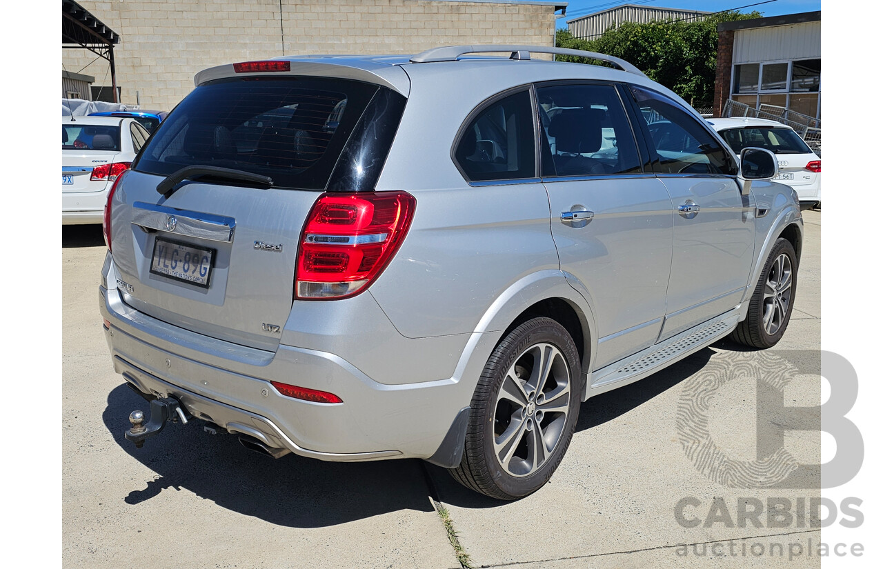 7/2016 Holden Captiva 7 LTZ (AWD) CG MY16 4d Wagon Silver Turbo Diesel 2.2L - 7 Seats