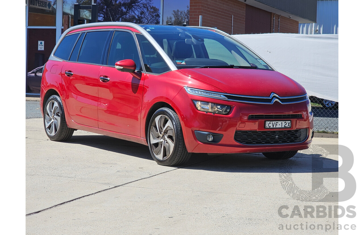 10/2014 Citroen C4 Grand Picasso Seduction MY13 4d Wagon Red Turbo Diesel 1.6L - 7 seats