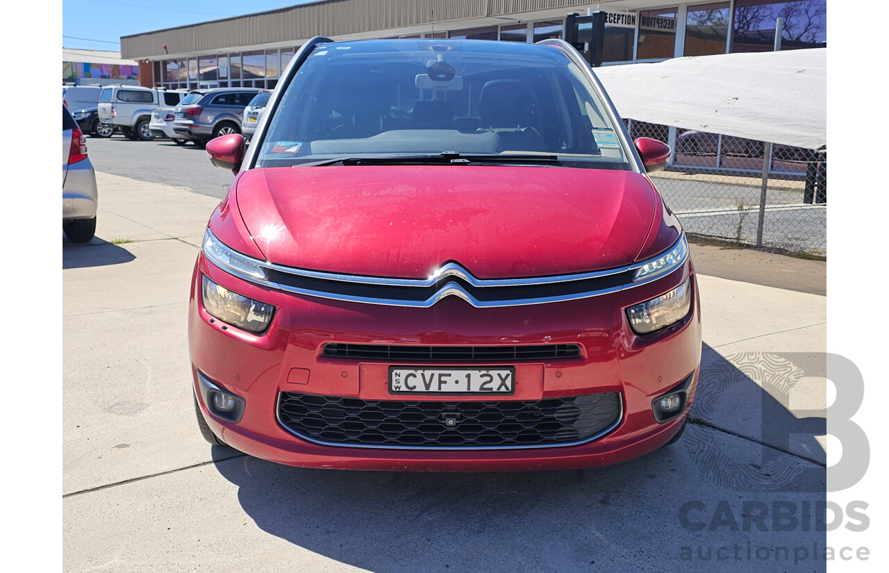 10/2014 Citroen C4 Grand Picasso Seduction MY13 4d Wagon Red Turbo Diesel 1.6L - 7 seats
