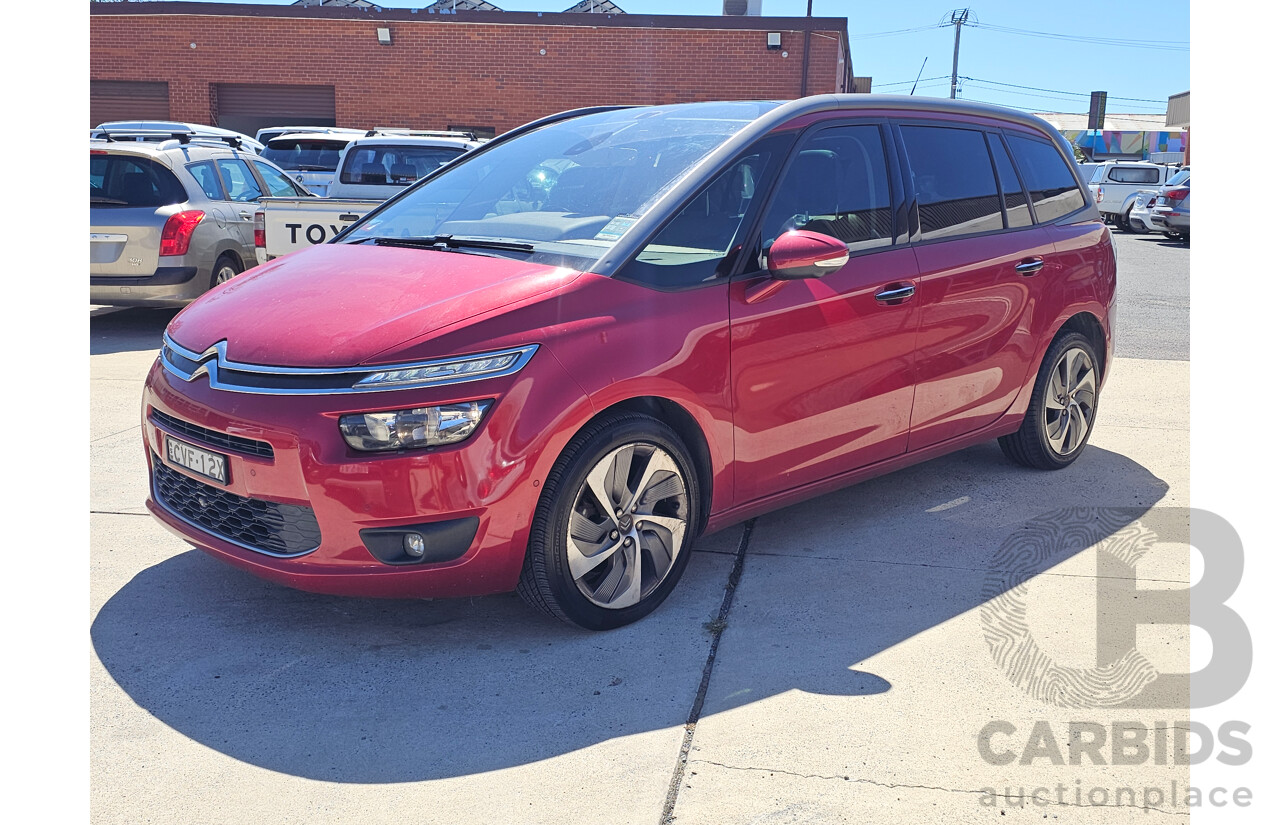 10/2014 Citroen C4 Grand Picasso Seduction MY13 4d Wagon Red Turbo Diesel 1.6L - 7 seats