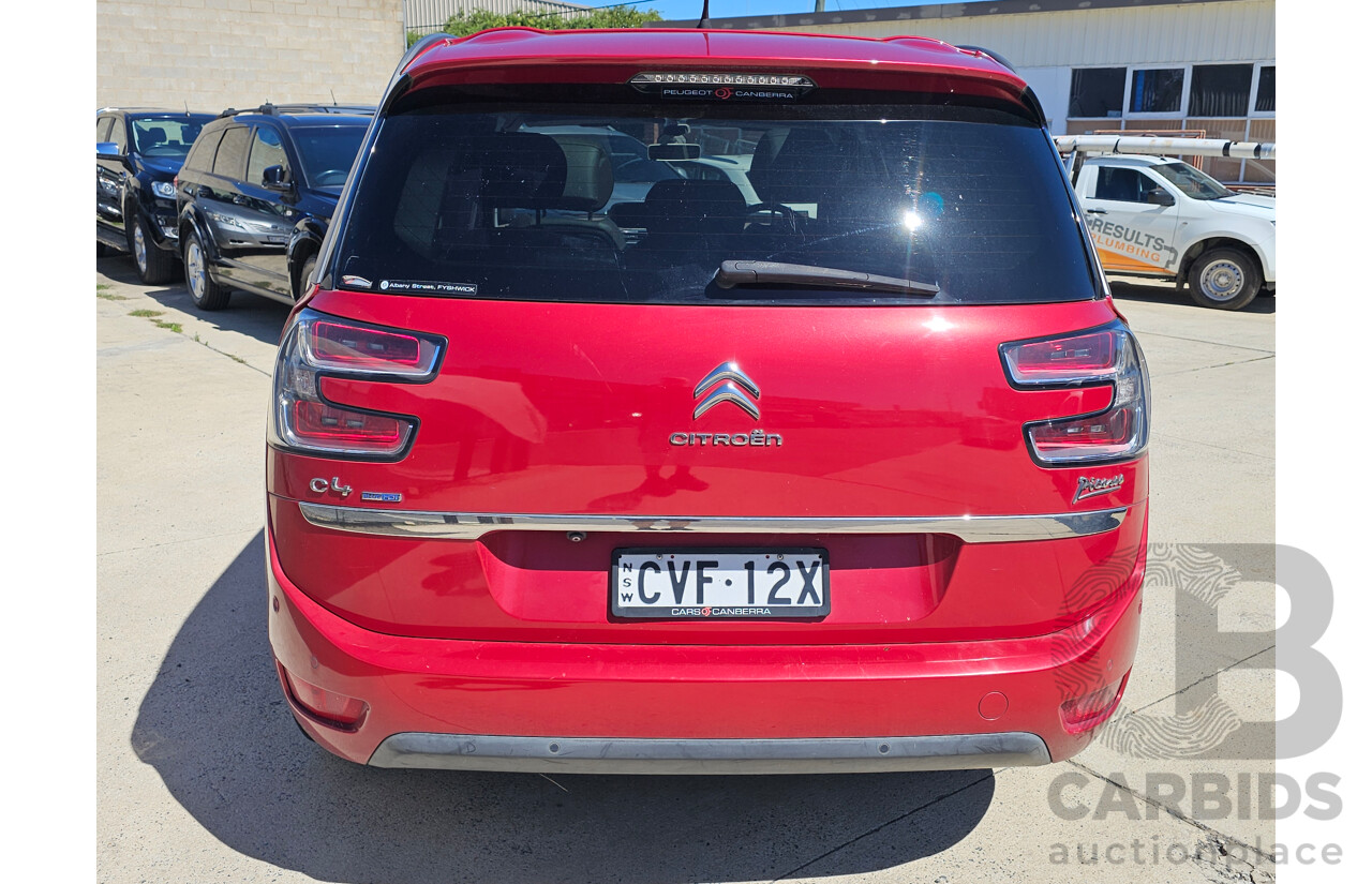 10/2014 Citroen C4 Grand Picasso Seduction MY13 4d Wagon Red Turbo Diesel 1.6L - 7 seats