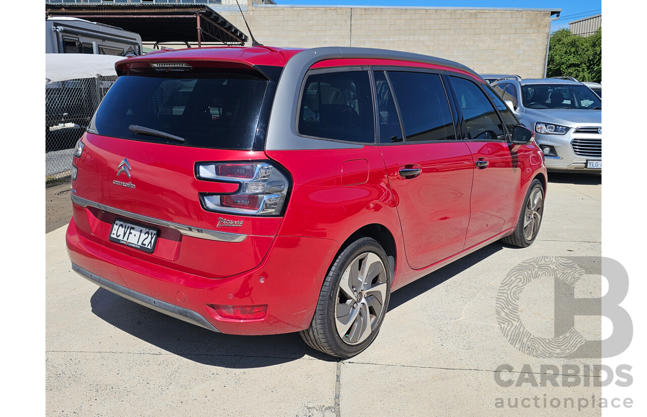 10/2014 Citroen C4 Grand Picasso Seduction MY13 4d Wagon Red Turbo Diesel 1.6L - 7 seats