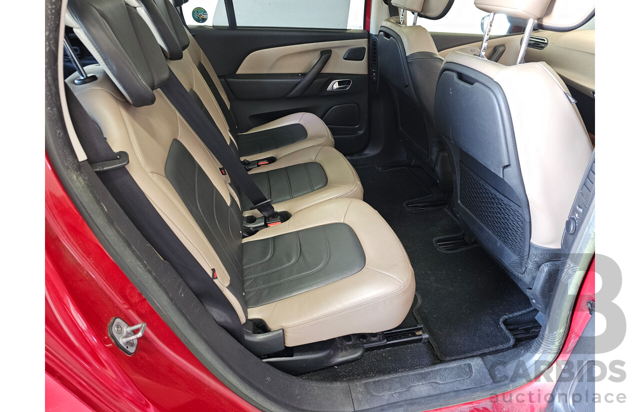 10/2014 Citroen C4 Grand Picasso Seduction MY13 4d Wagon Red Turbo Diesel 1.6L - 7 seats