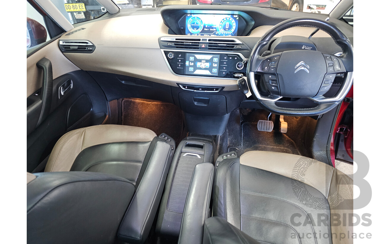 10/2014 Citroen C4 Grand Picasso Seduction MY13 4d Wagon Red Turbo Diesel 1.6L - 7 seats