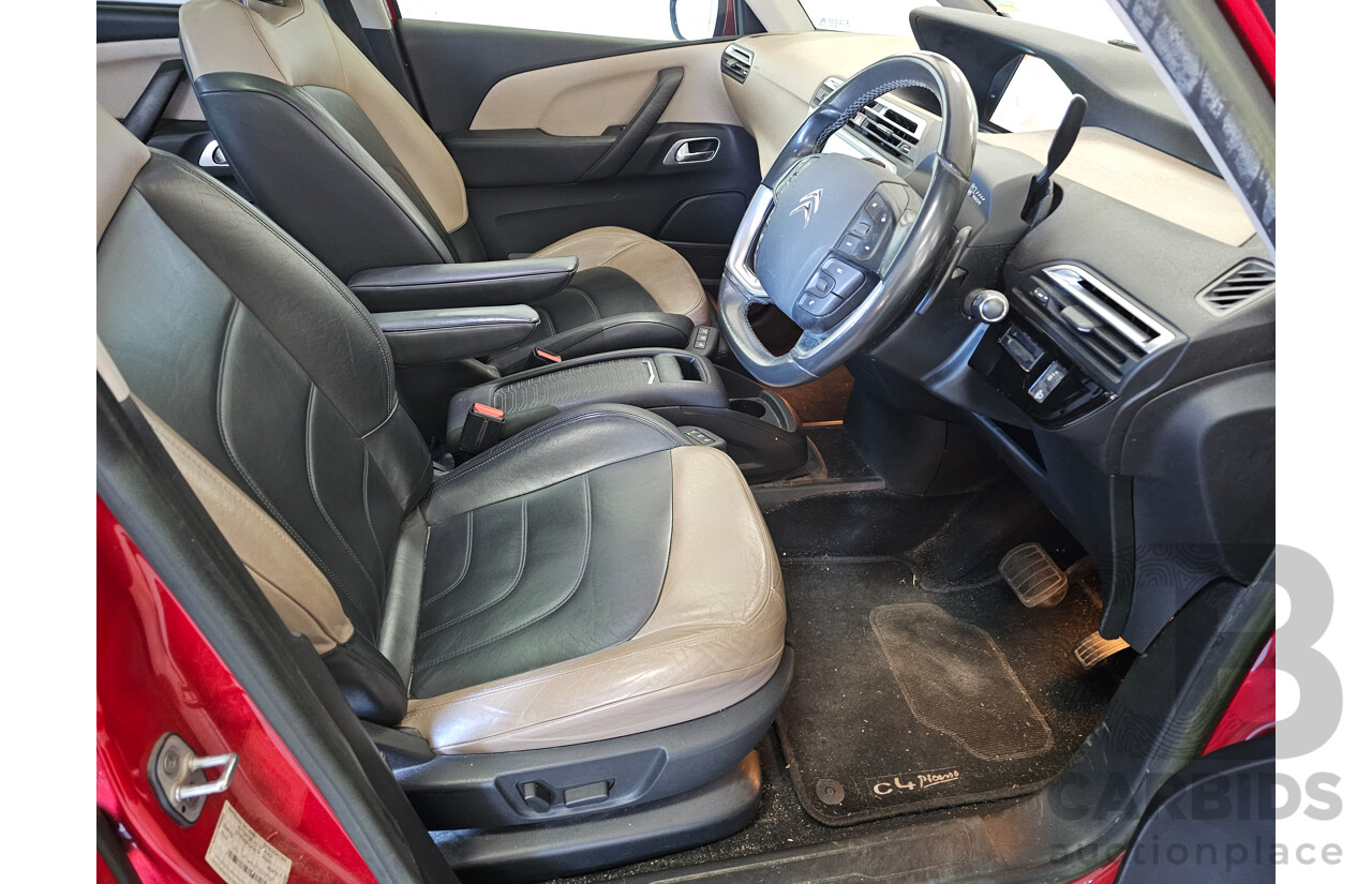 10/2014 Citroen C4 Grand Picasso Seduction MY13 4d Wagon Red Turbo Diesel 1.6L - 7 seats