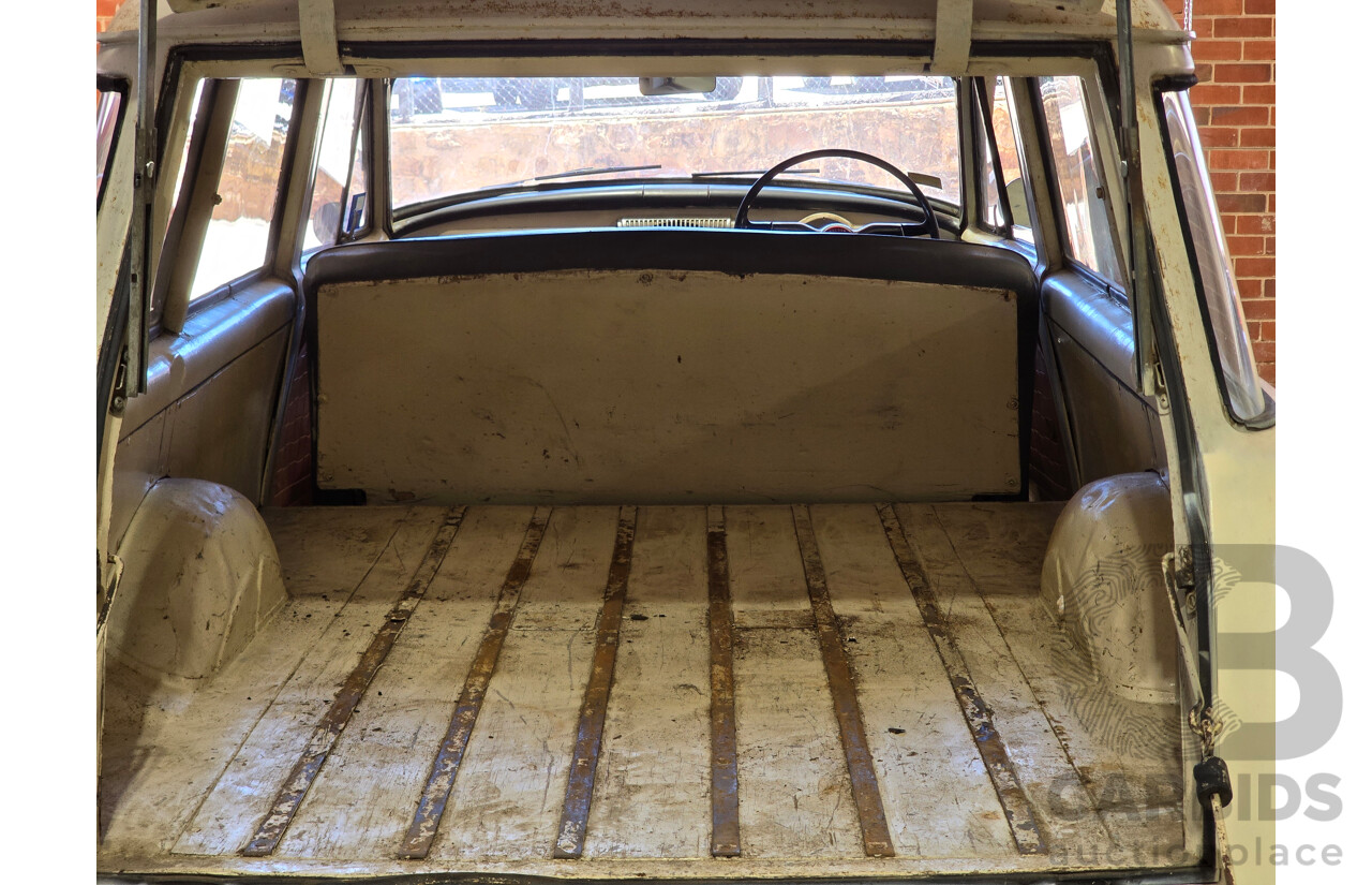 1/1959 Holden FC Panelvan Vanette 4d Wagon Adobe Beige 2.2L