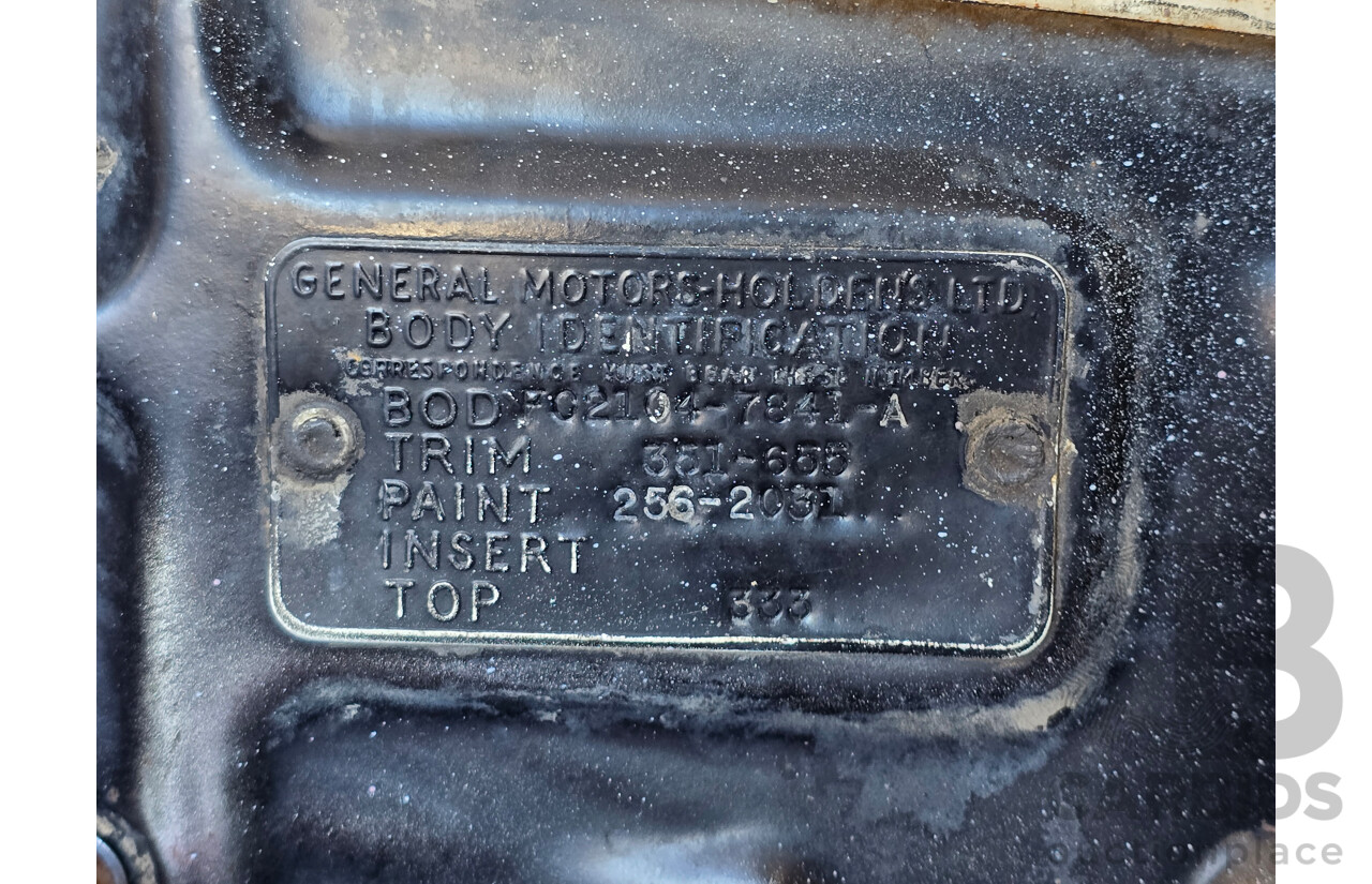 1/1959 Holden FC Panelvan Vanette 4d Wagon Adobe Beige 2.2L