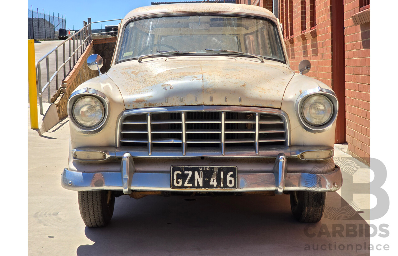 1/1959 Holden FC Panelvan Vanette 4d Wagon Adobe Beige 2.2L