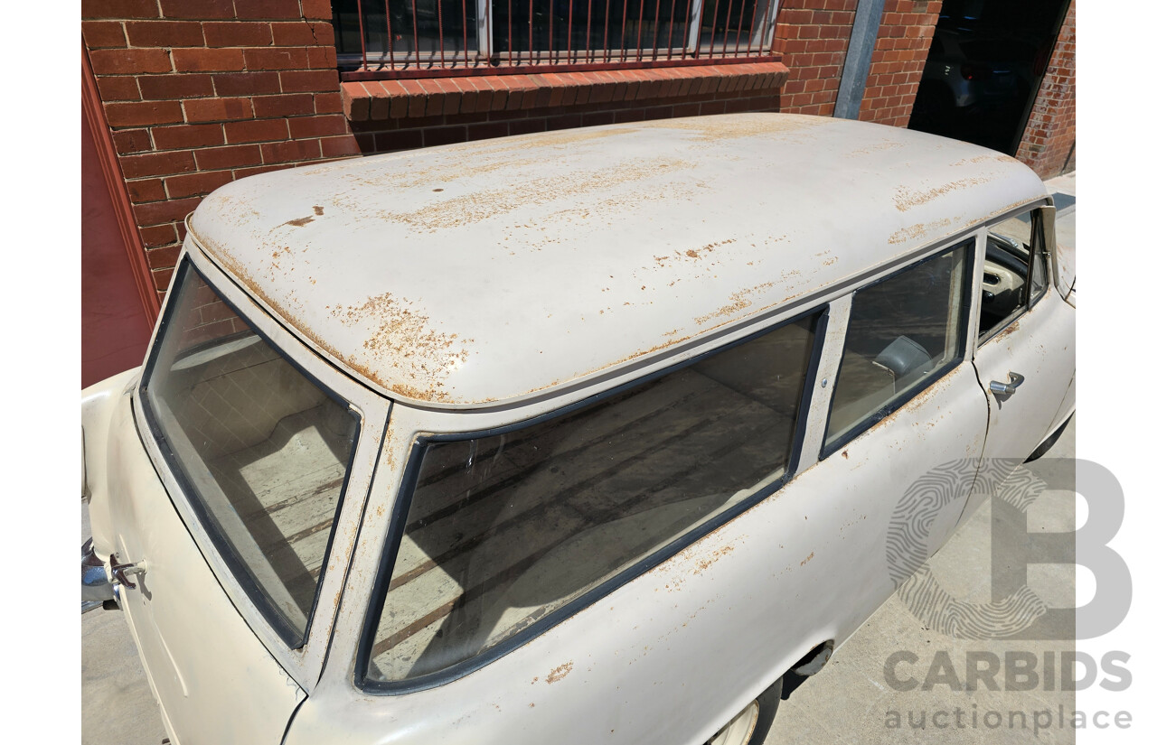 1/1959 Holden FC Panelvan Vanette 4d Wagon Adobe Beige 2.2L