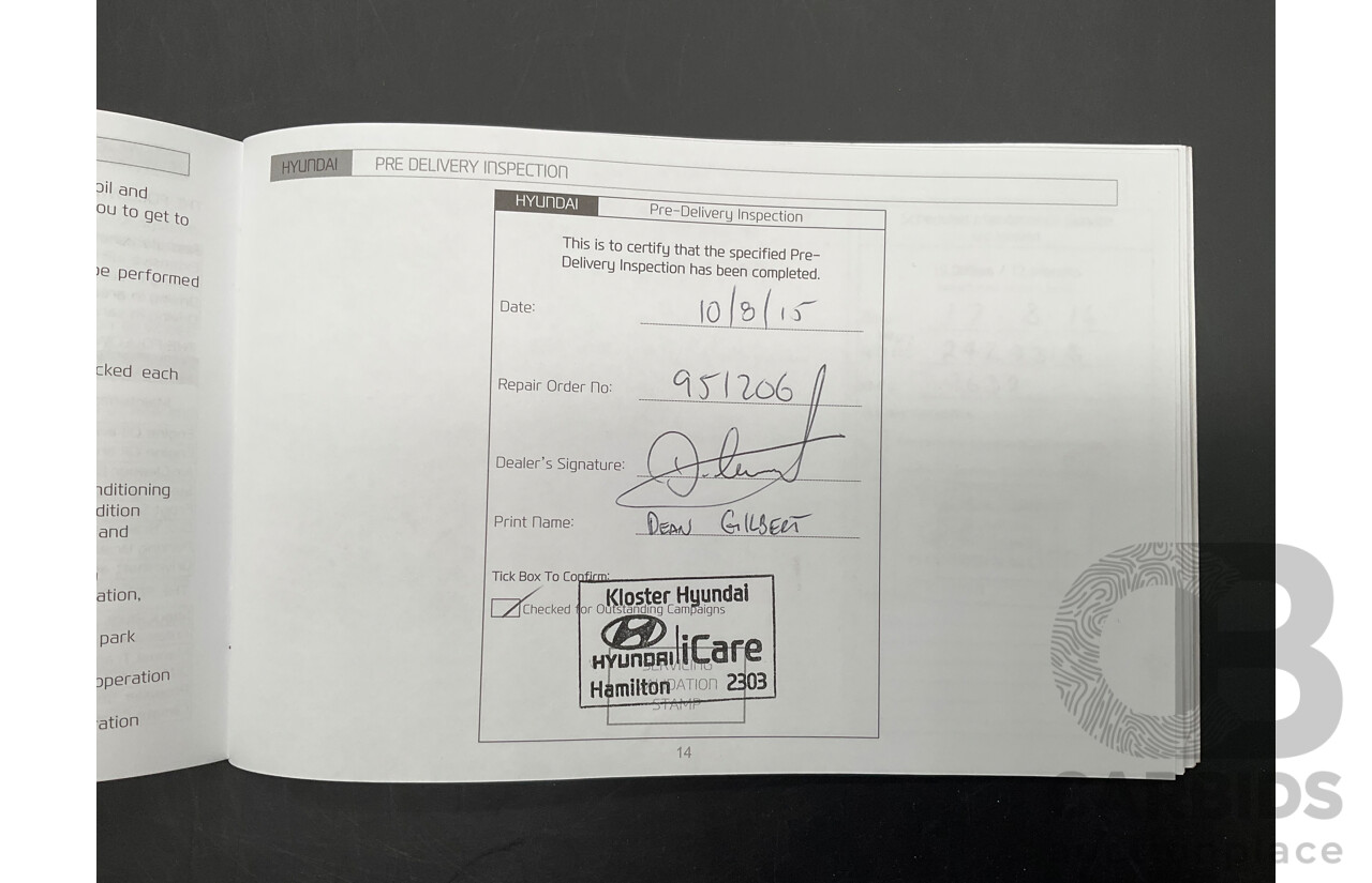 8/2015 Hyundai ix35 SE (FWD) LM SERIES II 4d Wagon Steel Grey Metallic 2.0L