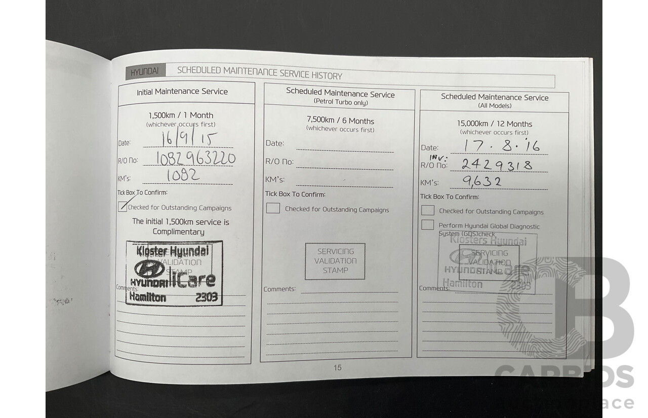 8/2015 Hyundai ix35 SE (FWD) LM SERIES II 4d Wagon Steel Grey Metallic 2.0L