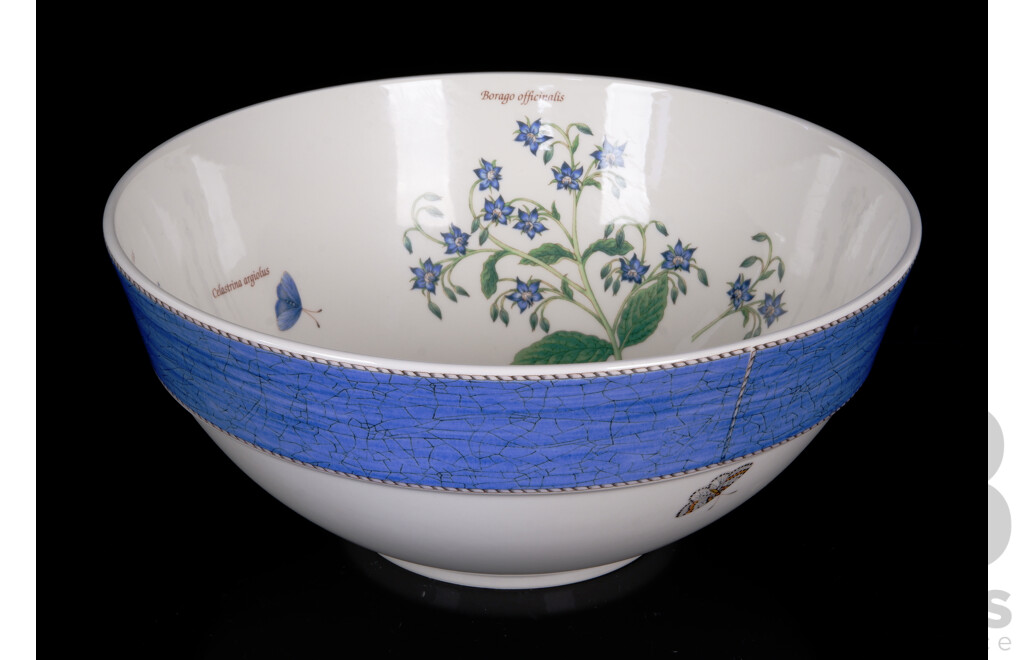 Large Wedgwood Queens Ware Serving Bowl in Sarah's Garden Pattern