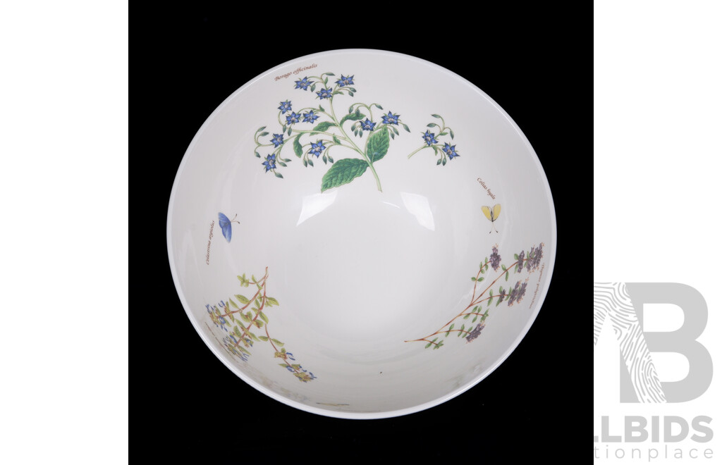 Large Wedgwood Queens Ware Serving Bowl in Sarah's Garden Pattern