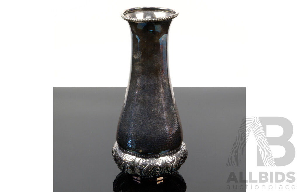 Antique German WMF Silver Plate Secessionist Vase