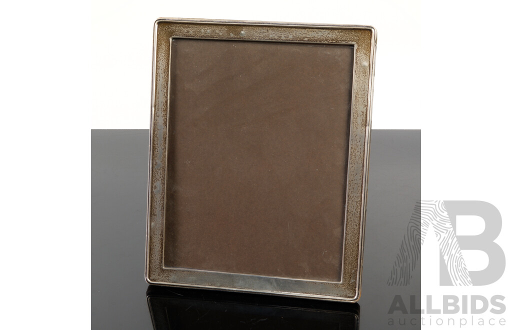 Antique Wooden Photo Frame with Sterling Silver Surround, Birmingham 1949