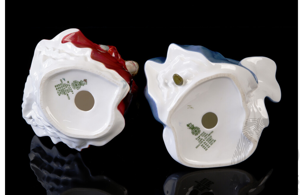 Two Vintage Royal Doulton Porcelain Lady Figures Comprising Fragrance HN 2334 & Winsome 2220