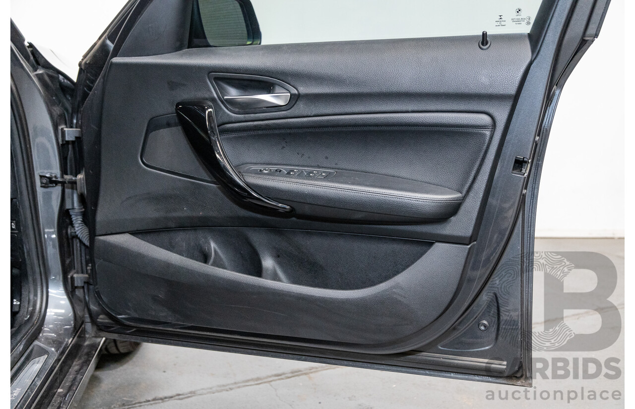 6/2016 BMW 118d Sportline F20 MY15 5d Hatchback Mineral Grey Metallic Turbo Diesel 2.0L