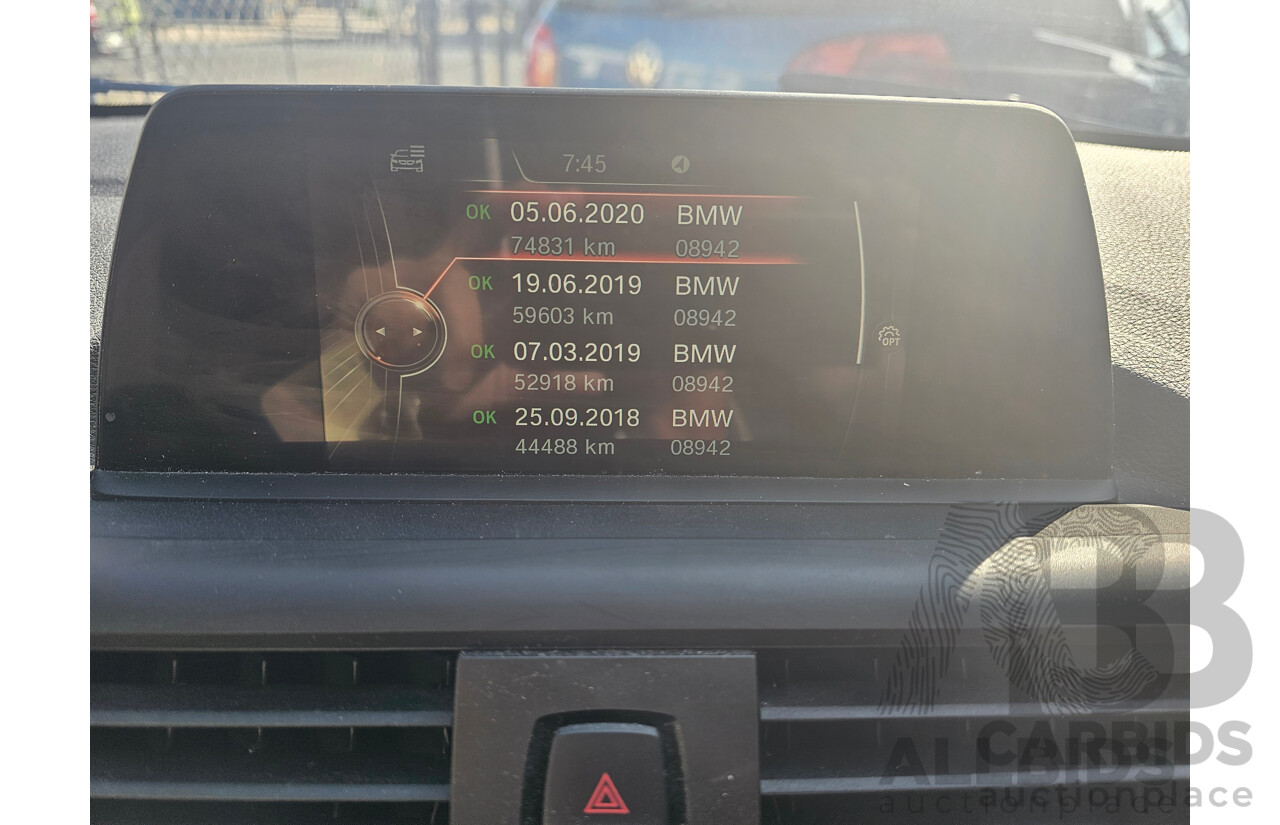 6/2016 BMW 118d Sportline F20 MY15 5d Hatchback Mineral Grey Metallic Turbo Diesel 2.0L