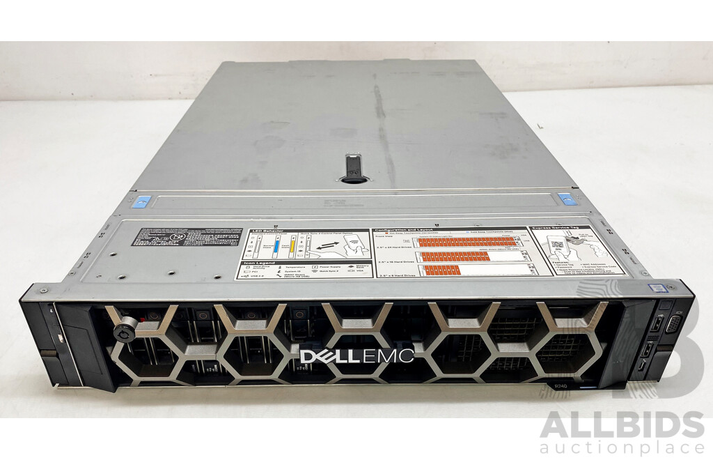 Dell EMC PowerEdge R740 Dual Intel - Lot 1590635 | ALLBIDS