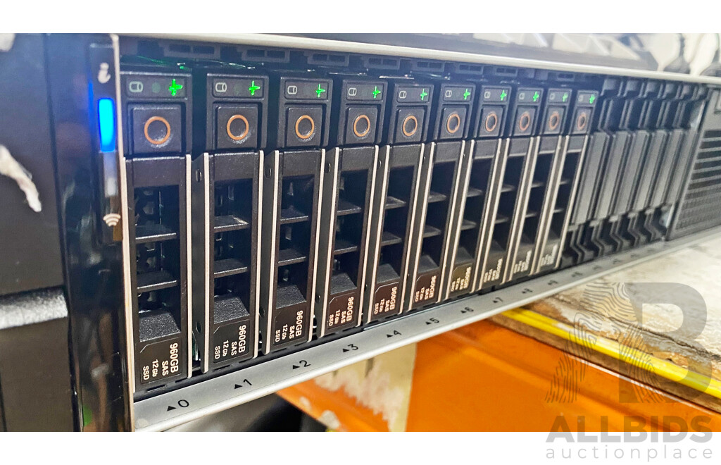 Dell EMC PowerEdge R740 Dual Intel Xeon SILVER (4214R) 2.40GHz-3.50GHz 12-Core CPU 2RU Server W/ 128GB DDR4 & 9.6TB SSD