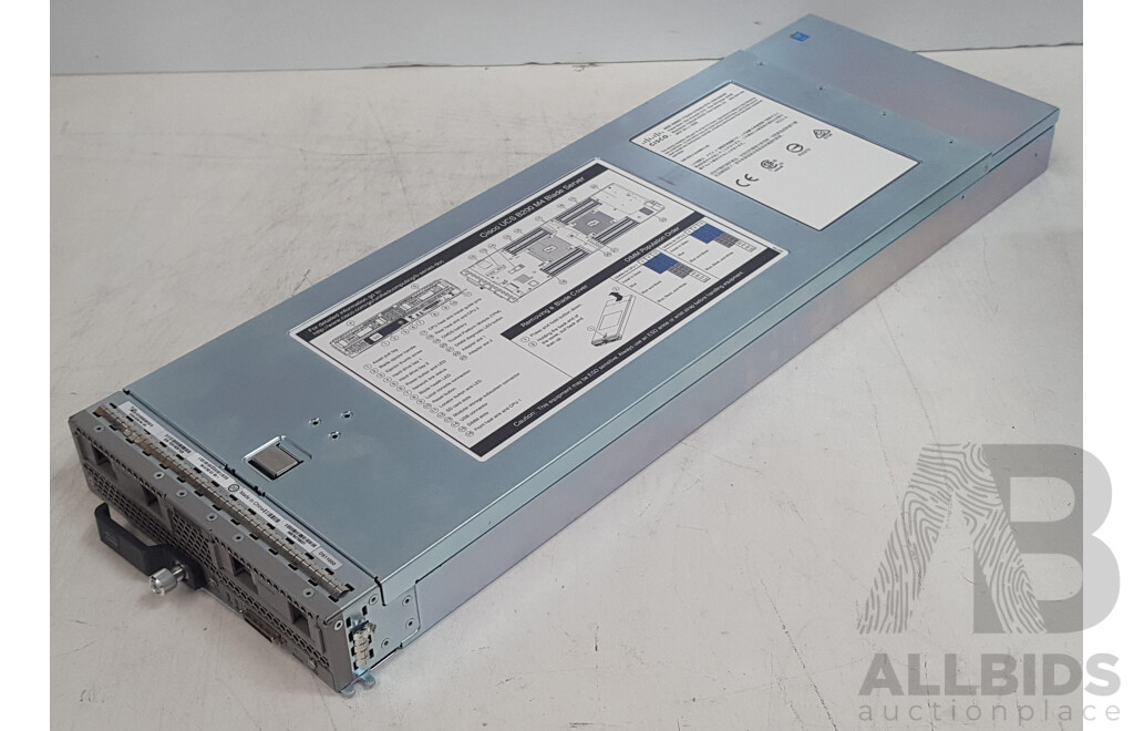Cisco UCS B200 M4 Dual Intel Xeon (E5-2680 v3) 2.50GHz-3.30GHz 12-Core CPU Blade Server w/ 256GB DDR4