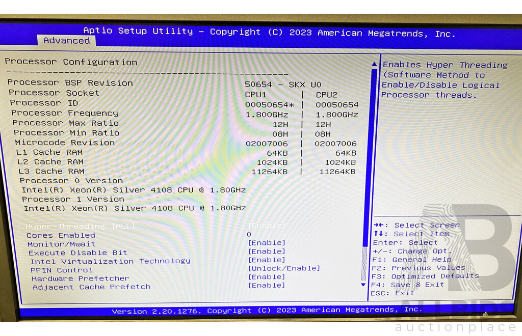 Nutanix (NXS2U1NL12G600) Dual Intel Xeon SILVER (4108) 1.8GHz-3.00GHz 8-Core CPU 2RU Server W/ 192GB DDR4 RAM