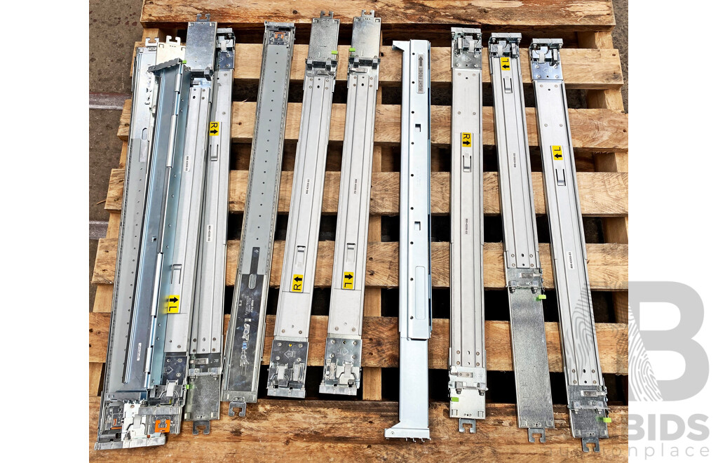 Assorted Lot of Server Rails