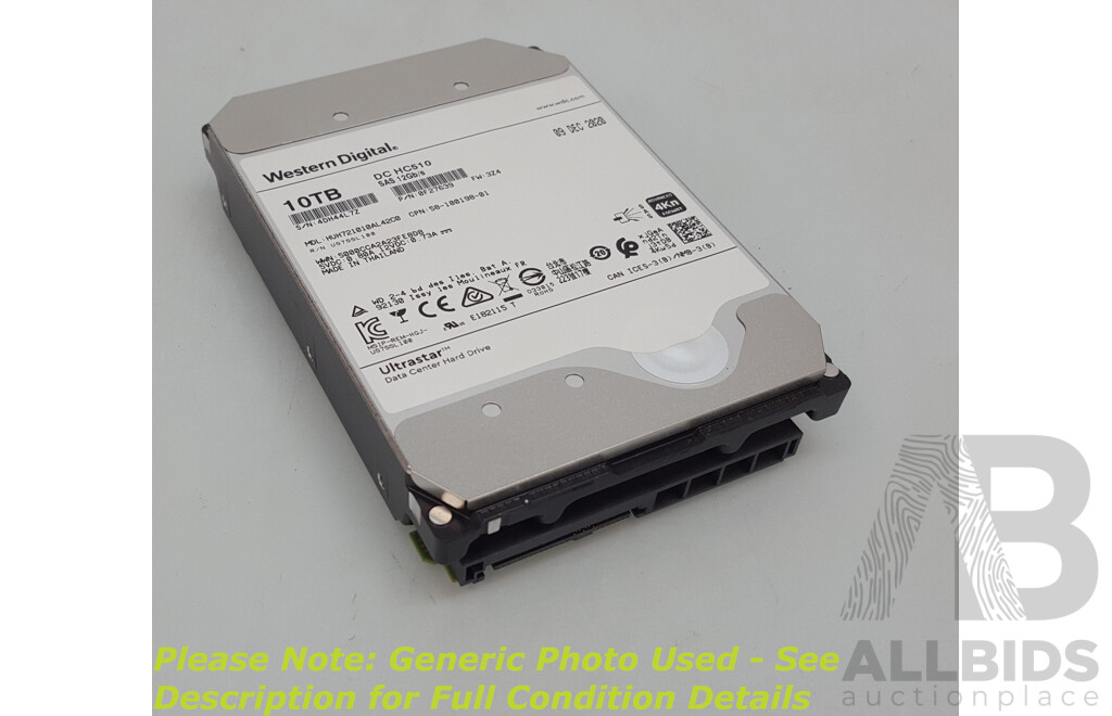 Western Digital (0F27639) 10TB SAS 12Gbps 3.5-Inch Hard Drive