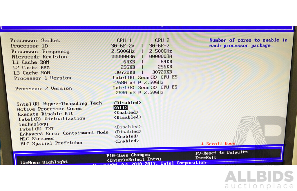 EMC PYTWP Intel Xeon (E5-2680 V3) 2.50GHz-3.30GHz 12-Core CPU 1RU Server W/ 1024GB DDR4
