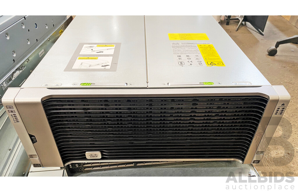 Cisco USC (C3160) Dense Storage 56-Bay 4RU Rack Server W/ 200TB Storage