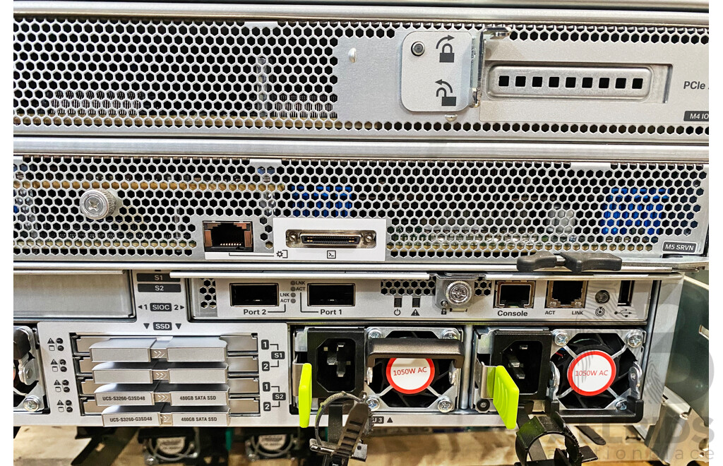Cisco USC (C3160) Dense Storage 56-Bay 4RU Rack Server W/ 200TB Storage