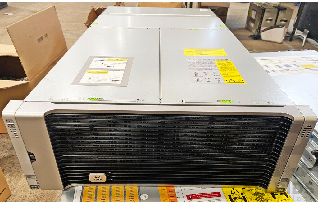 Cisco USC (C3160) Dense Storage 56-Bay 4RU Rack Server W/ 200TB Storage