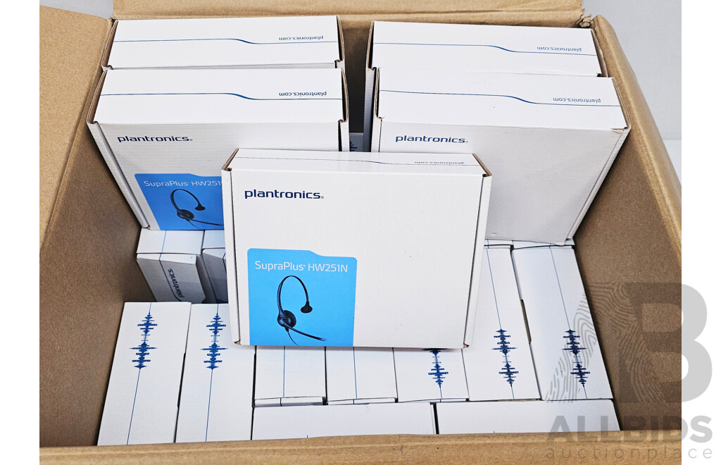 Assorted Lot of Networking Goods & Callcentre Headsets