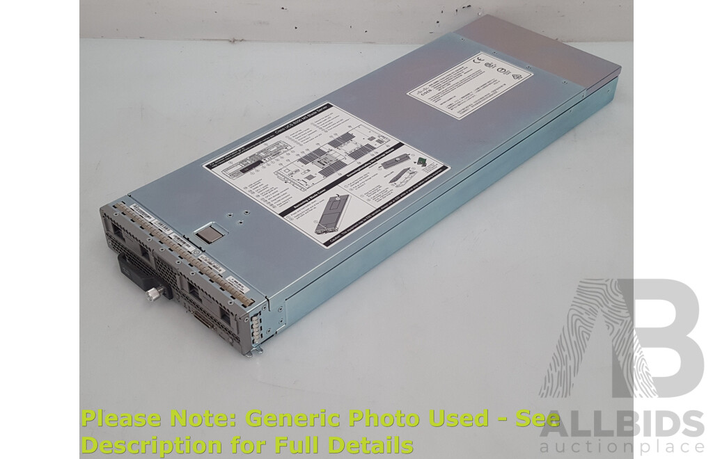 Cisco UCS B200 M5 Dual Intel Xeon GOLD (6126) 2.60GHz-3.70GHz 12-Core CPU Blade Server w/ 128GB DDR4