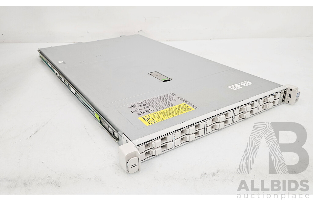 Cisco UCSC C220 M5 Dual Intel Xeon GOLD (6126) 2.60GHz-3.70GHz 12-Core CPU 1RU Server W/ 64GB DDR4