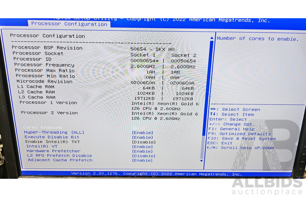 Cisco UCSC C220 M5 Dual Intel Xeon GOLD (6126) 2.60GHz-3.70GHz 12-Core CPU 1RU Server W/ 64GB DDR4