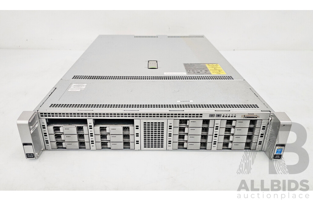 Cisco UCS C240 M4 Dual Intel Xeon (E5-2667 V3) 3.20GHz-3.60GHz 8-Core CPU Server W/ 128GB DDR4
