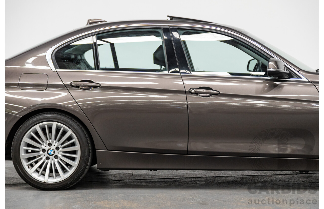 6/2012 BMW 328i Luxury Line F30 4d Sedan Havanna Brown Metallic 2.0L