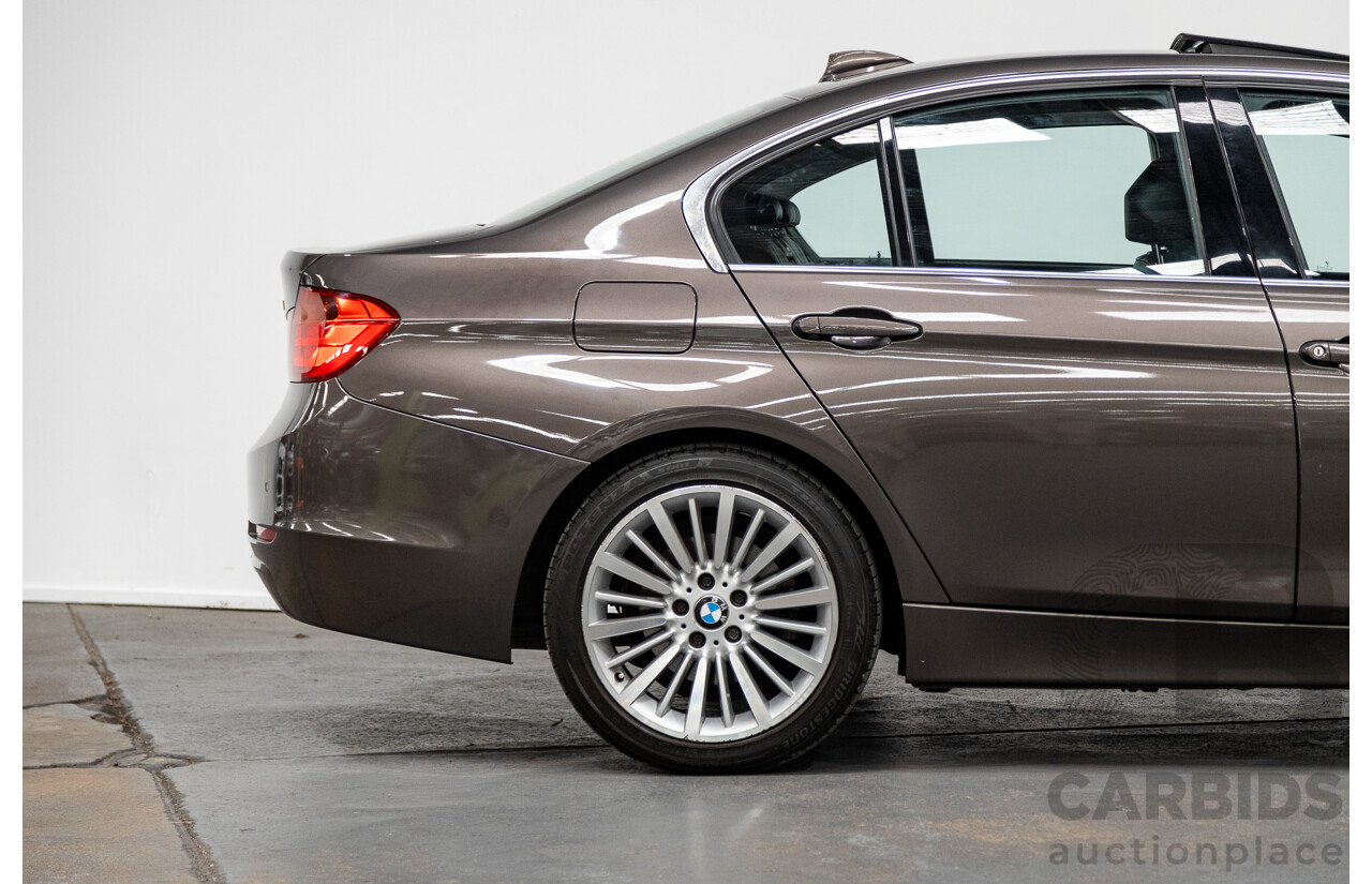 6/2012 BMW 328i Luxury Line F30 4d Sedan Havanna Brown Metallic 2.0L