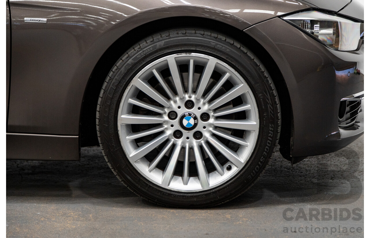 6/2012 BMW 328i Luxury Line F30 4d Sedan Havanna Brown Metallic 2.0L