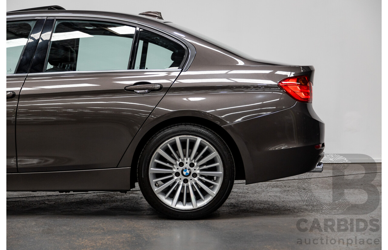 6/2012 BMW 328i Luxury Line F30 4d Sedan Havanna Brown Metallic 2.0L