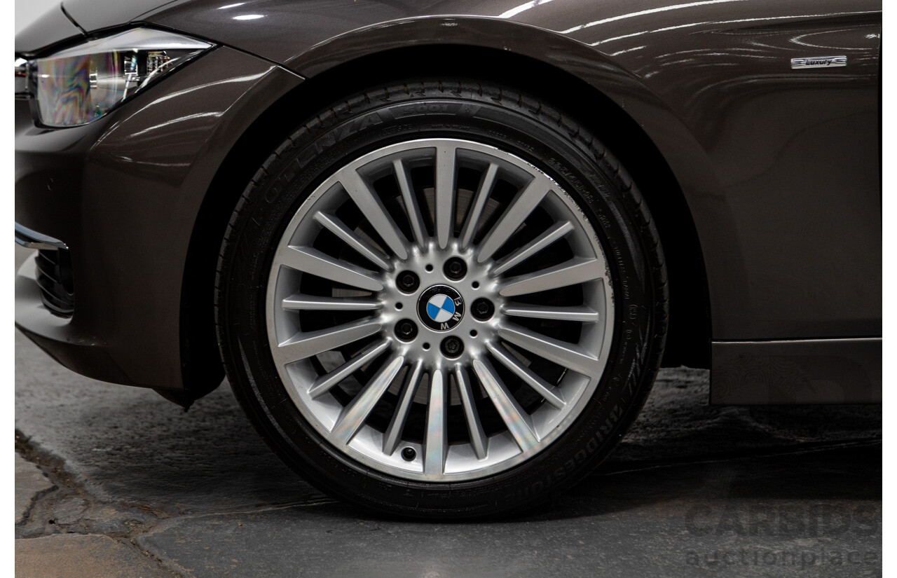 6/2012 BMW 328i Luxury Line F30 4d Sedan Havanna Brown Metallic 2.0L