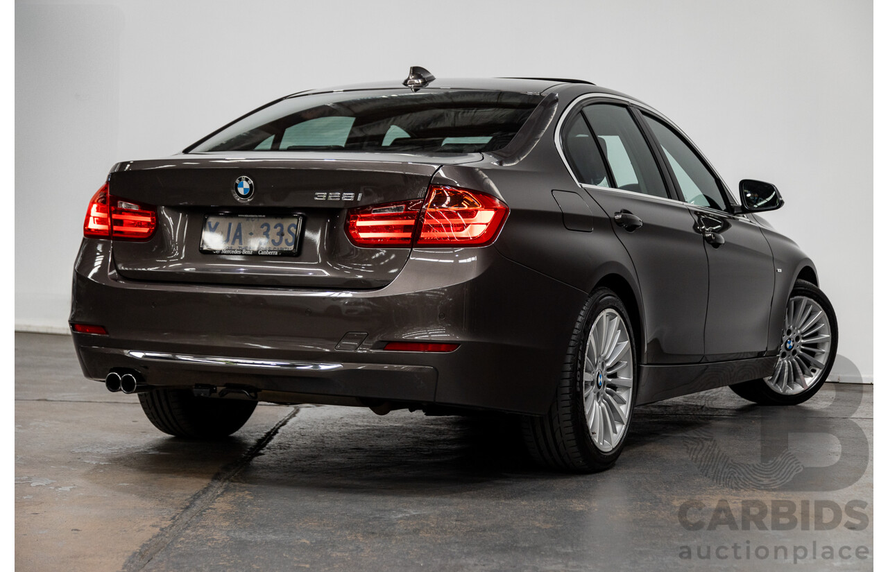 6/2012 BMW 328i Luxury Line F30 4d Sedan Havanna Brown Metallic 2.0L