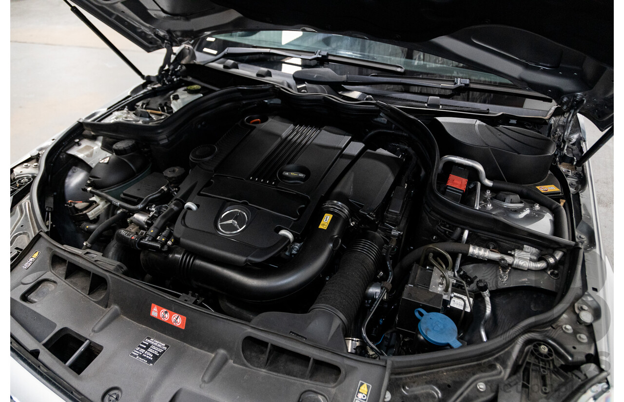 12/2012 Mercedes-Benz C200 BE W204 MY12 4d Sedan Palladium Silver Turbo 1.8L