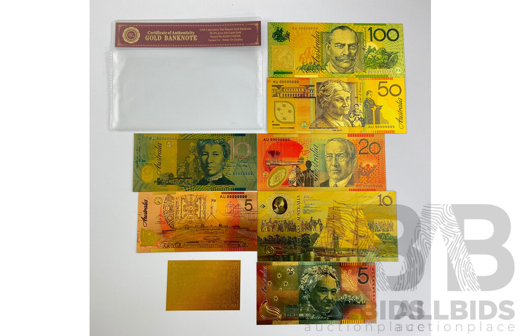 Australian 24 Carat Gold Foil Polymer - Lot 1584806 | ALLBIDS