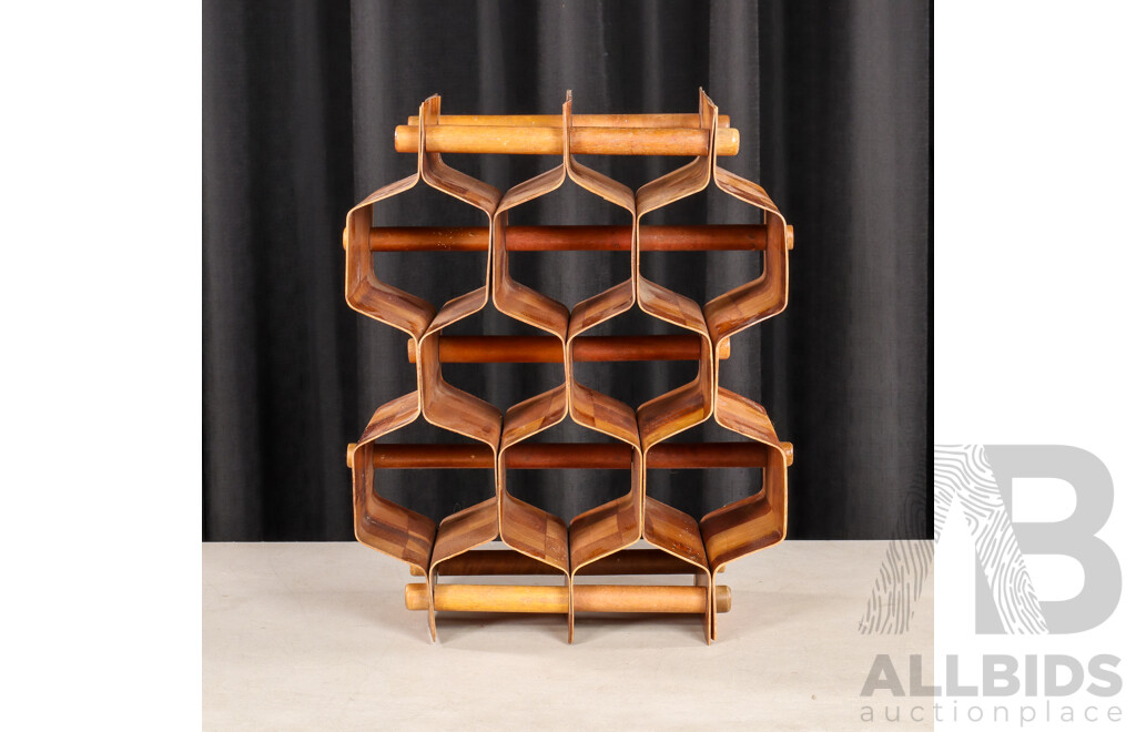 Vintage Torsten Johansson Wine Rack by AB Formtra, Sweden